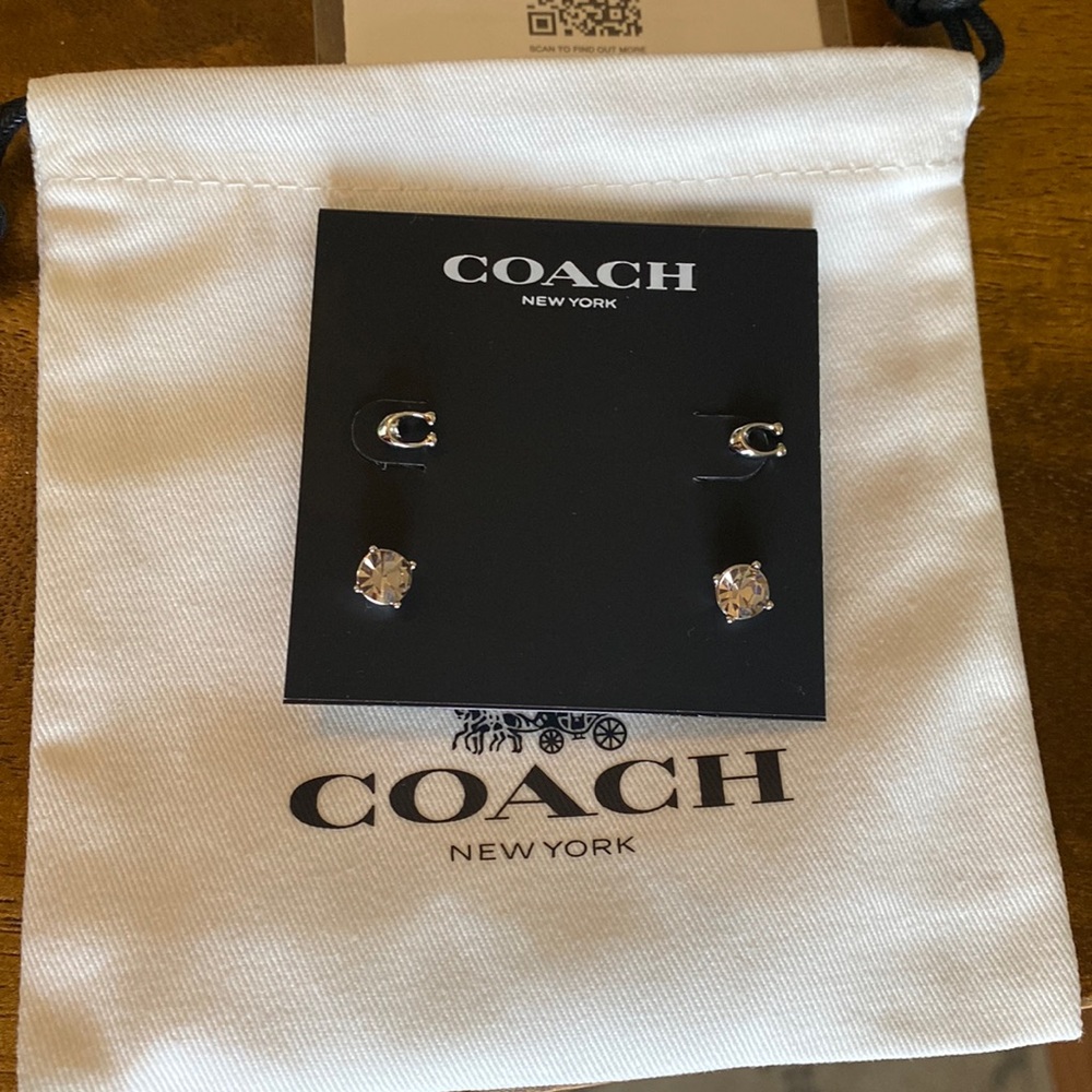 NEW Coach earrings